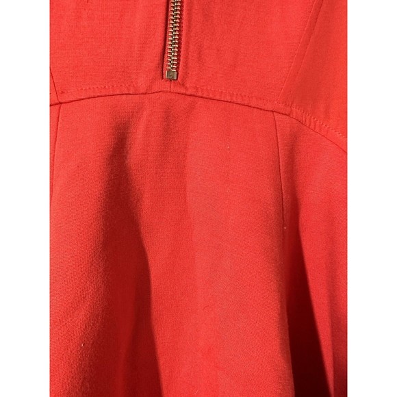 Ted Baker‎ Dress Size 3 Red Orange fit And Flare Sleeveless - Picture 7 of 10